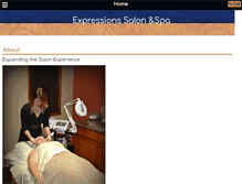 Tablet Screenshot of myexpressionsstudio.com